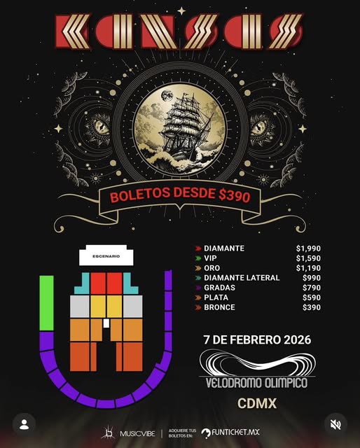 Kansas llega a la CDMX 2026