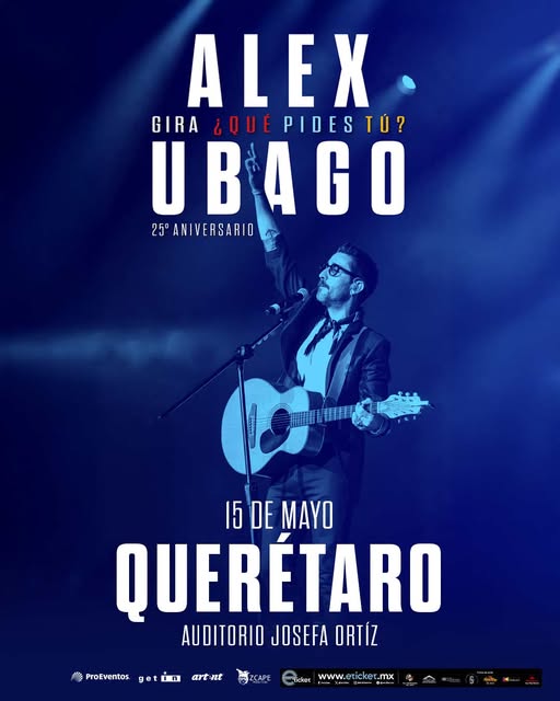 Alex Ubago vuelve a Querétaro con sus inolvidables baladas