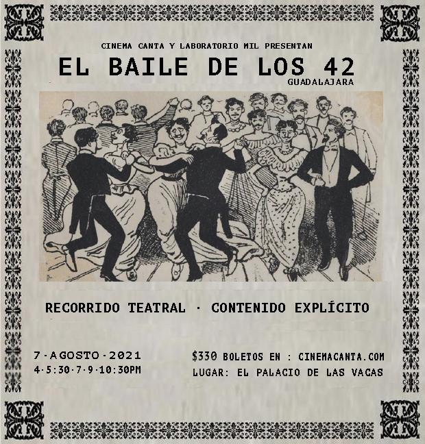 Poster obra de teatro El Baile de los 42